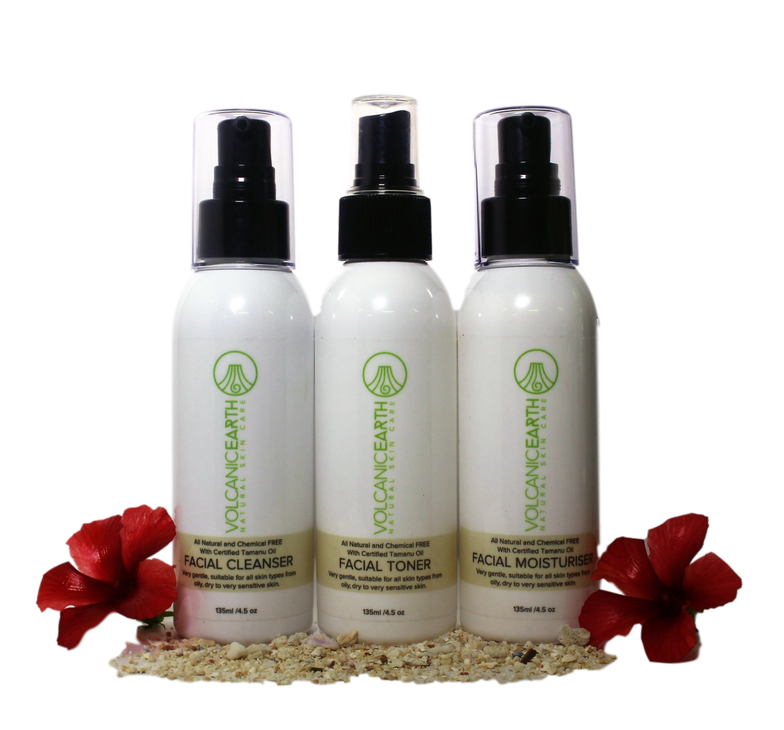 Essential Facial Care Pack (With Tamanu Oil) Natural Beauty Products