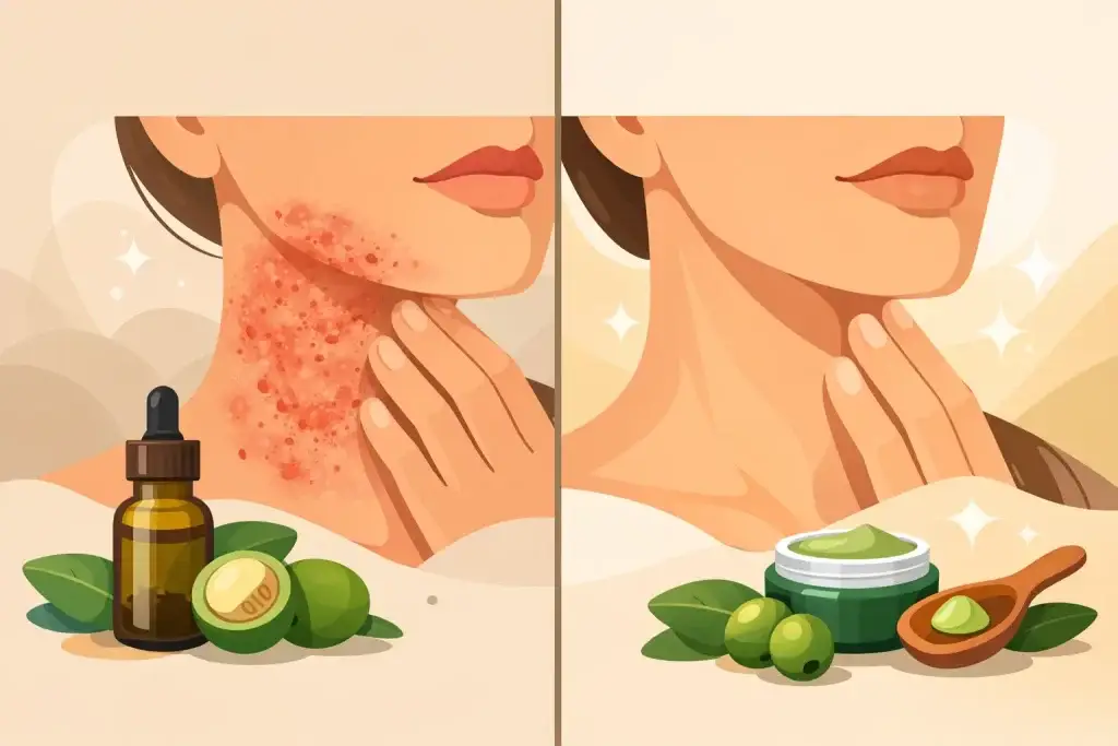 Tamanu Oil Eczema Before After Results