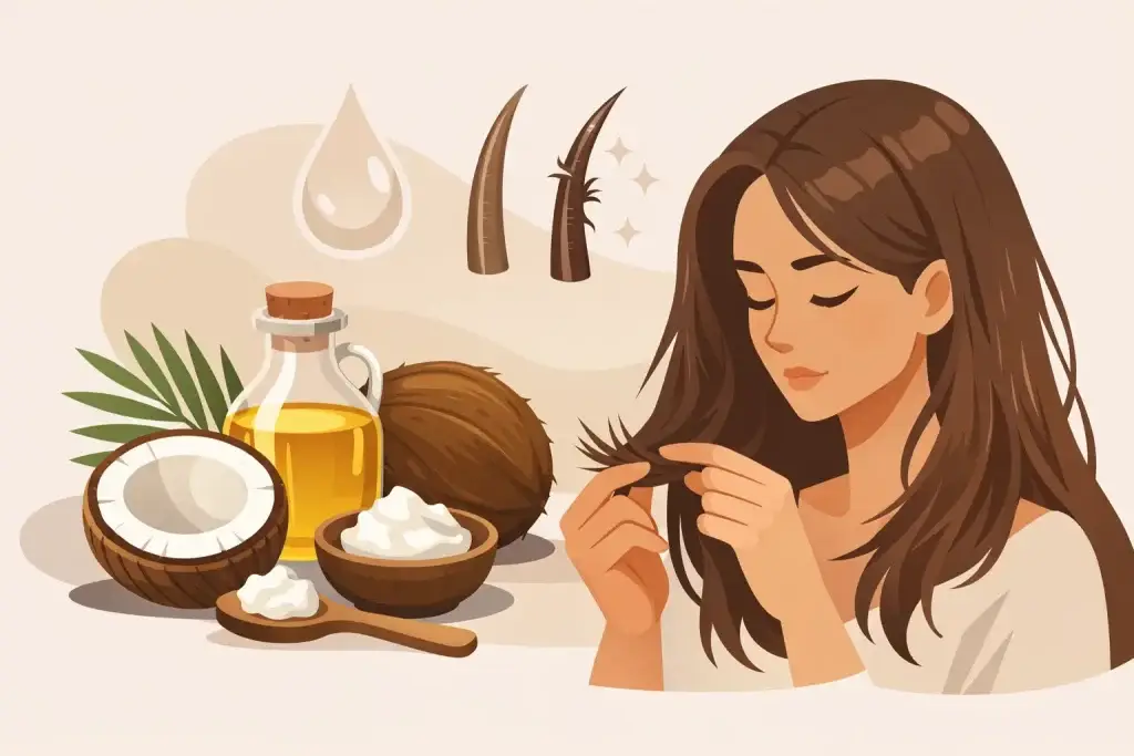Can Coconut Oil Help Damaged Hair?
