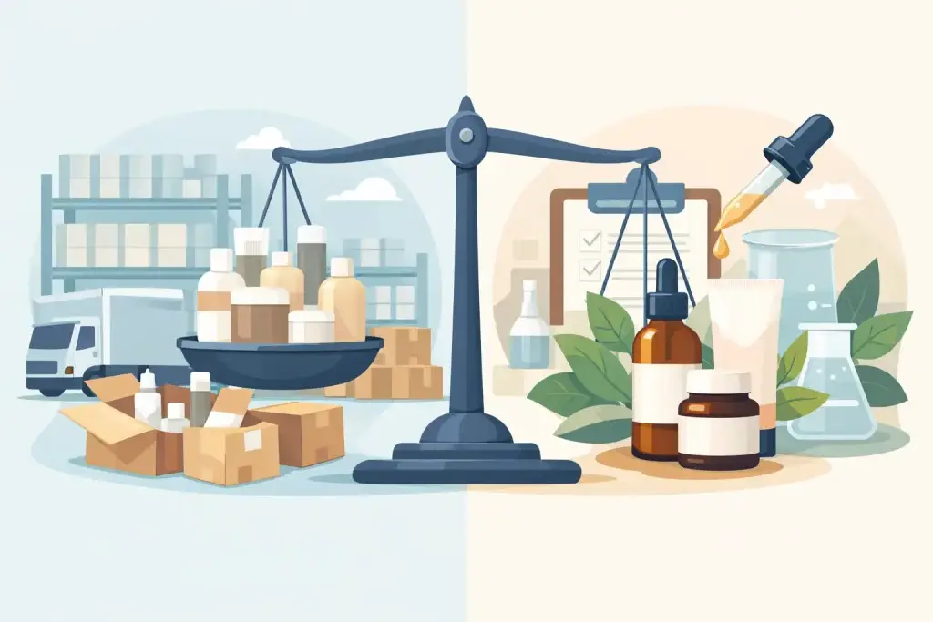 Wholesale vs Private Label Skincare