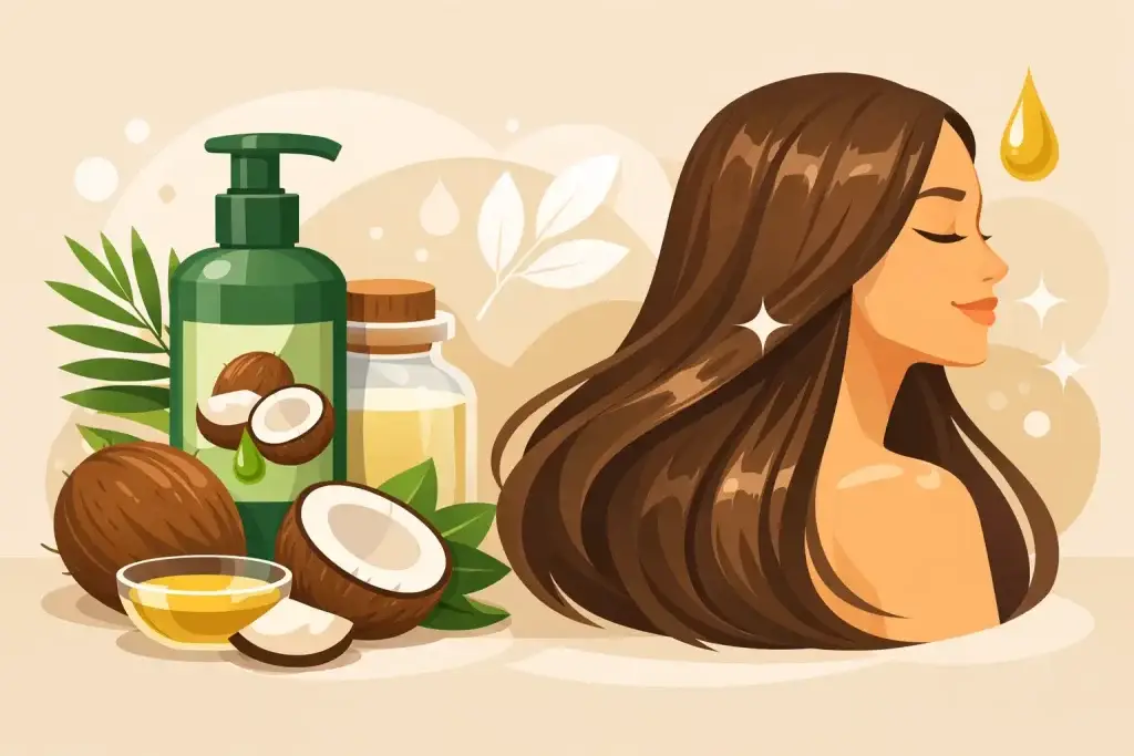 Coconut Oil Shampoo for Softer, Stronger Hair