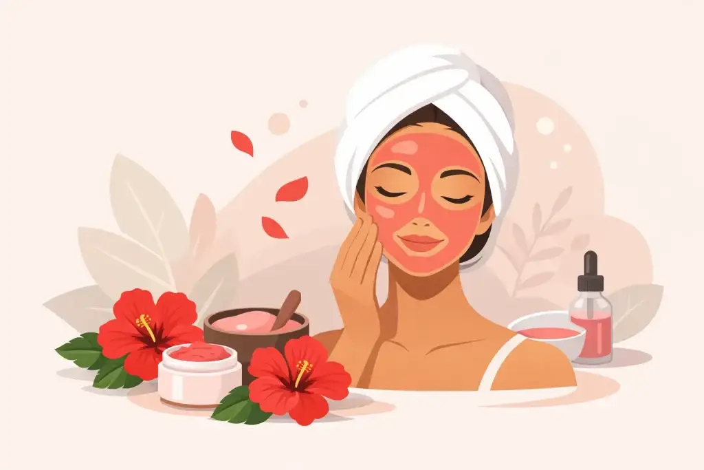 How to Use Hibiscus Masks for Softer Skin