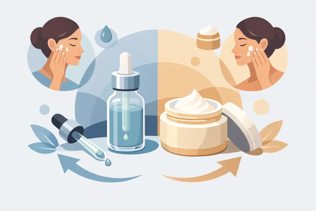 Serum Versus Moisturizer Routine: What Comes First?