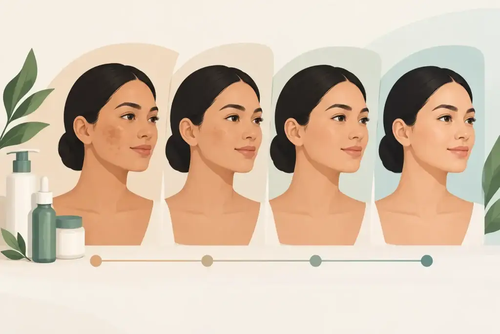 Pigmentation Routine Results, Week by Week